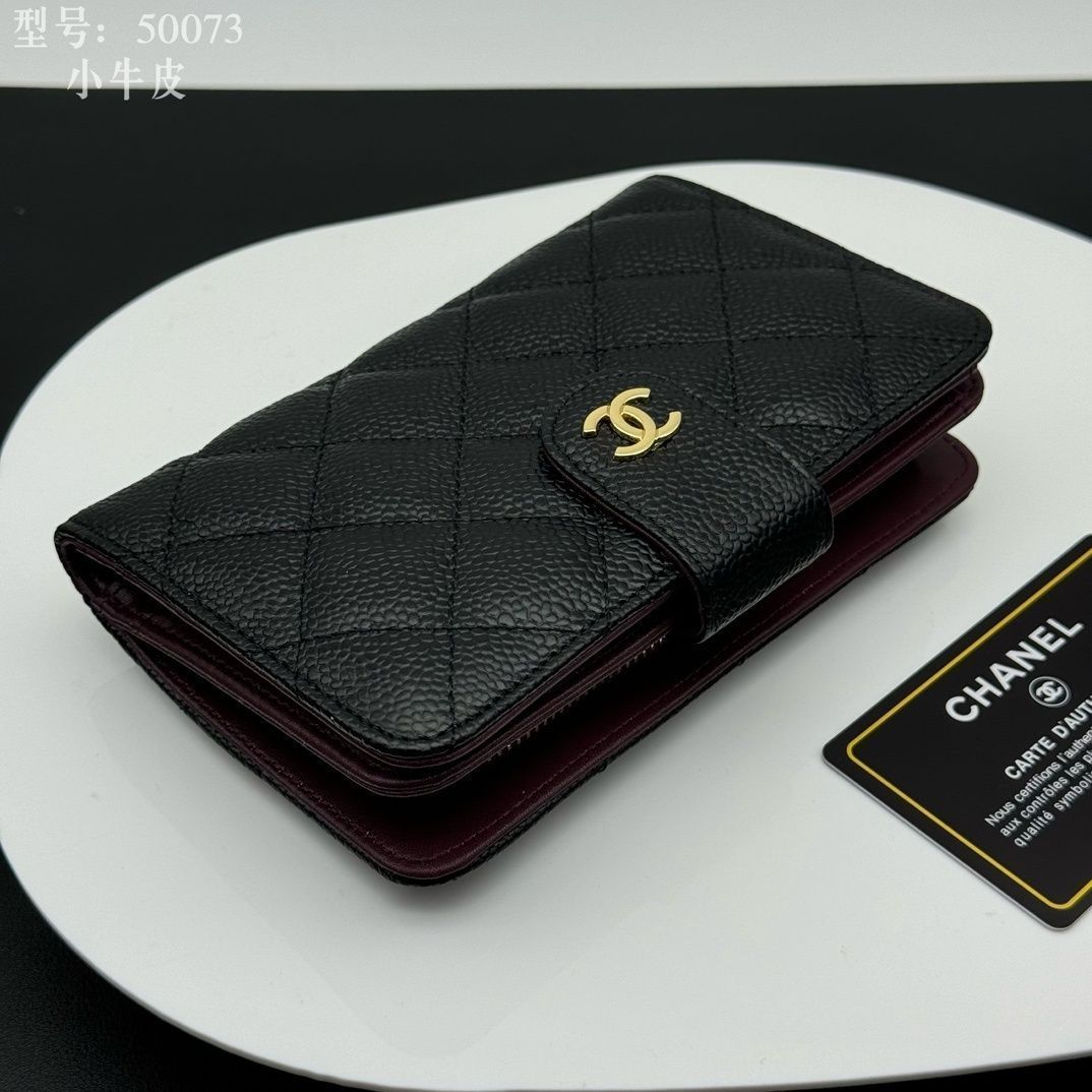 極美品 現行型】 CHANEL シャネル長財布 折り財布 小銭入れ - メルカリ