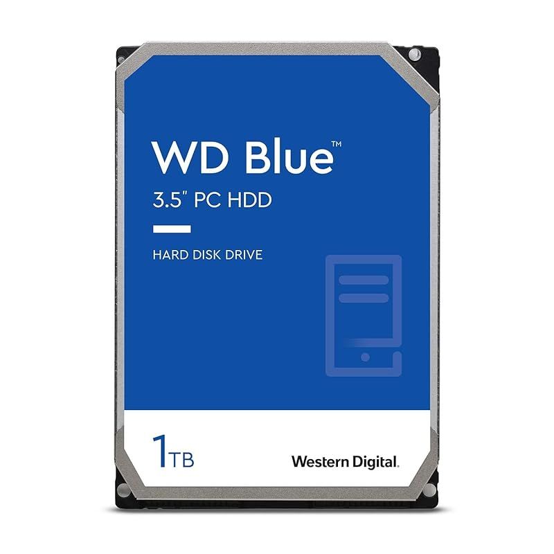Western Digital ウエスタンデジタル WD Blue 内蔵 HDD ハードディスク 1TB CMR 3.5インチ SATA 7200rpm キャッシュ64MB PC WD10EZEX-EC