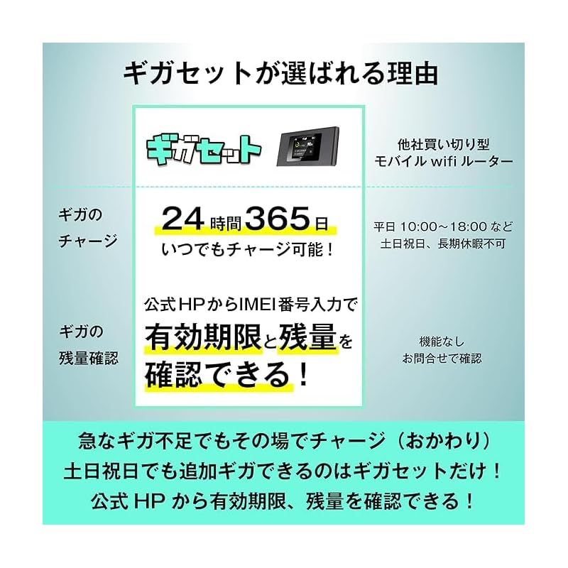 チャージ型 ポケットWiFi