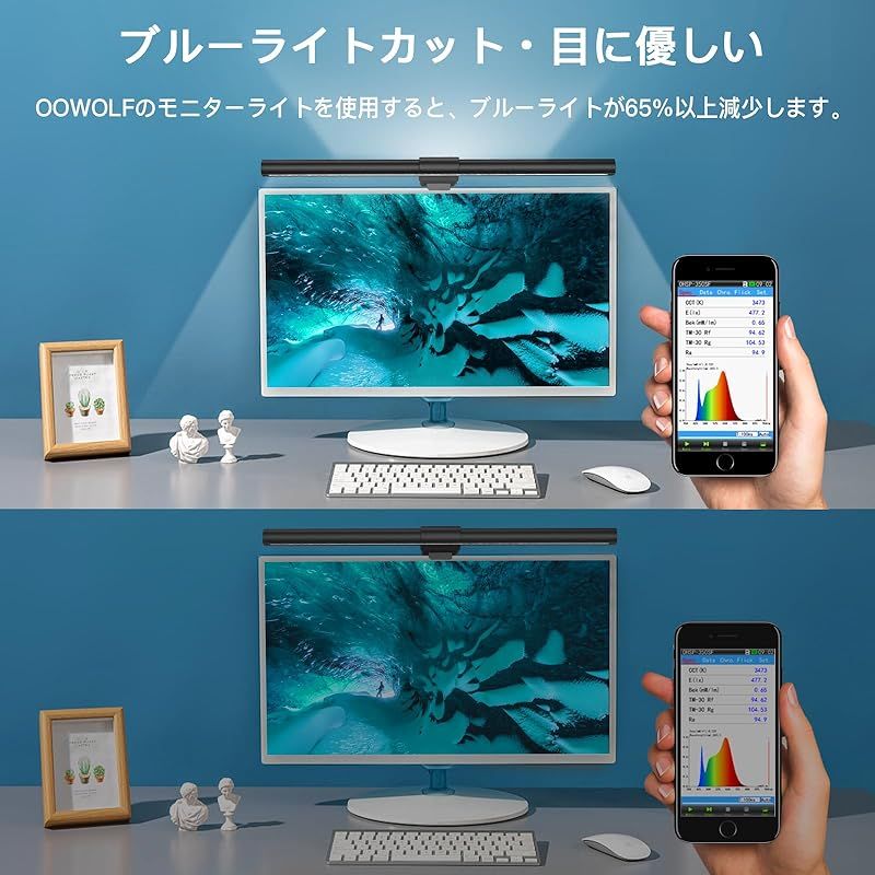 IoTデバイス(スマートデバイス) OOWOLF モニターライト 51cm 高演色