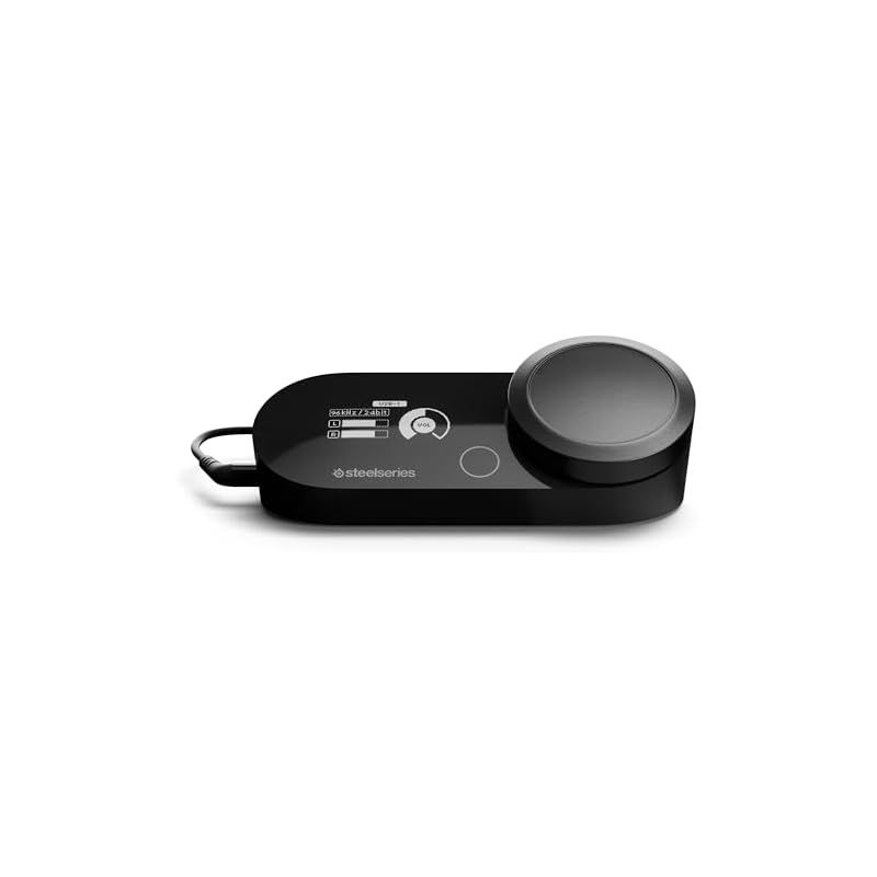 SteelSeries GameDAC Gen 2 有線 ミックスアンプ PS5 PS4 PC MixAmp ゲーミングヘッドセット用 ハイレゾ サラウンド 3.5mmオーディオジャック 光デジタル端子 USB 60262