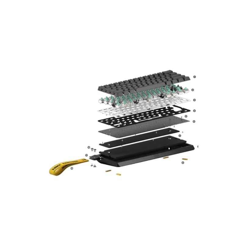 Wooting ラピッドトリガー ARM ANSI-US PBT Lekker Linear60 US 配列 60 HE MARWIL-DEMENAGEMENTS_CH