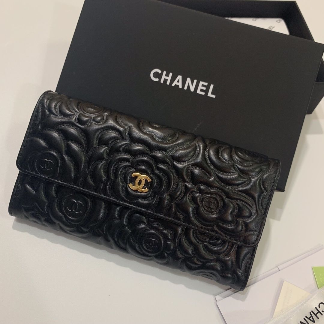 人気 CHANEL シャネル ウォレット 長財布 小銭入れ