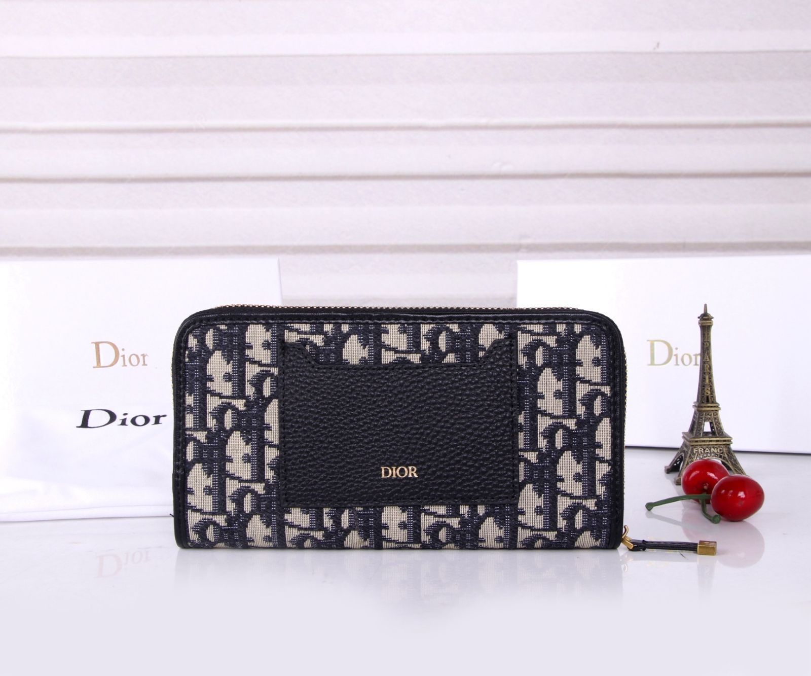 洒落 美品 Christian Dior クリスチャンディオール 長財布 ウォレット