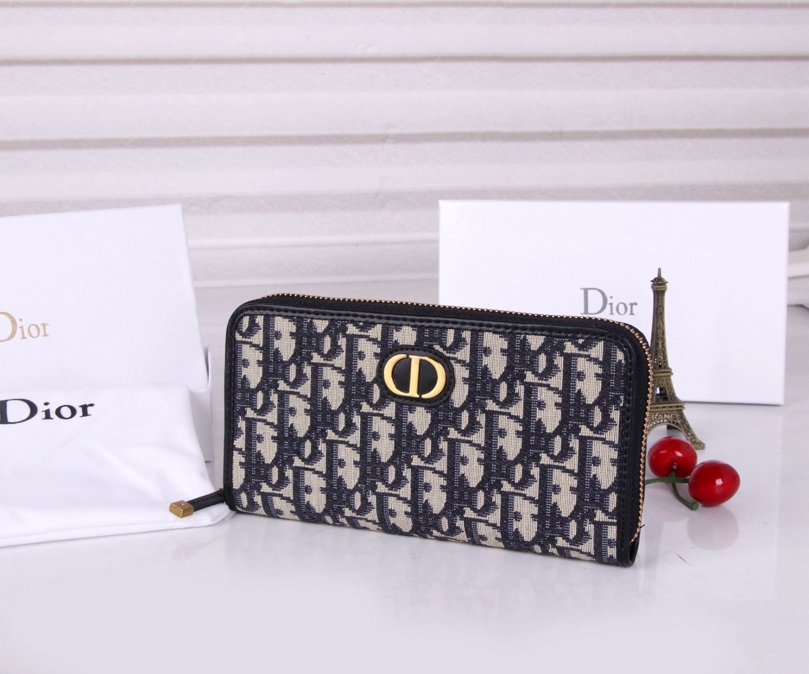 洒落 美品 Christian Dior クリスチャンディオール 長財布 ウォレット