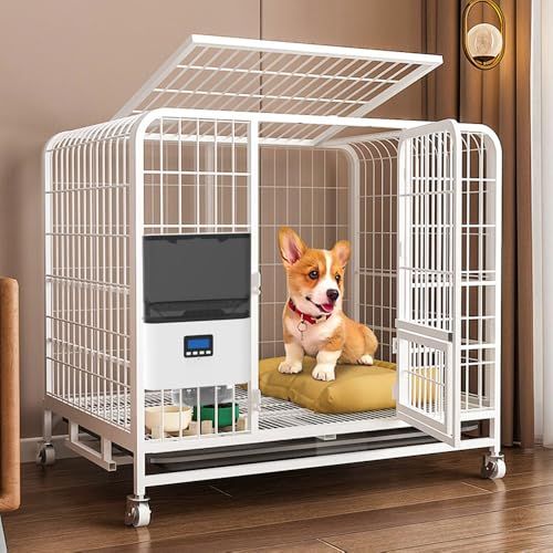 自動給餌器 猫 犬 タイマー機能 ペット給餌機 定時定量 ケージ取付タイプ 自動餌やり機 小型犬 猫用 2 3 L容量 1日4食 WAY給電 手動給餌可 お手入れ簡単 ccca 087 b