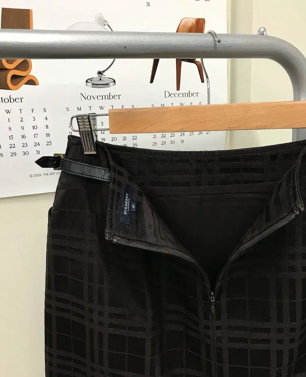 バーバリー ブラウン バックル チェック スカート GULLKHAN_COM