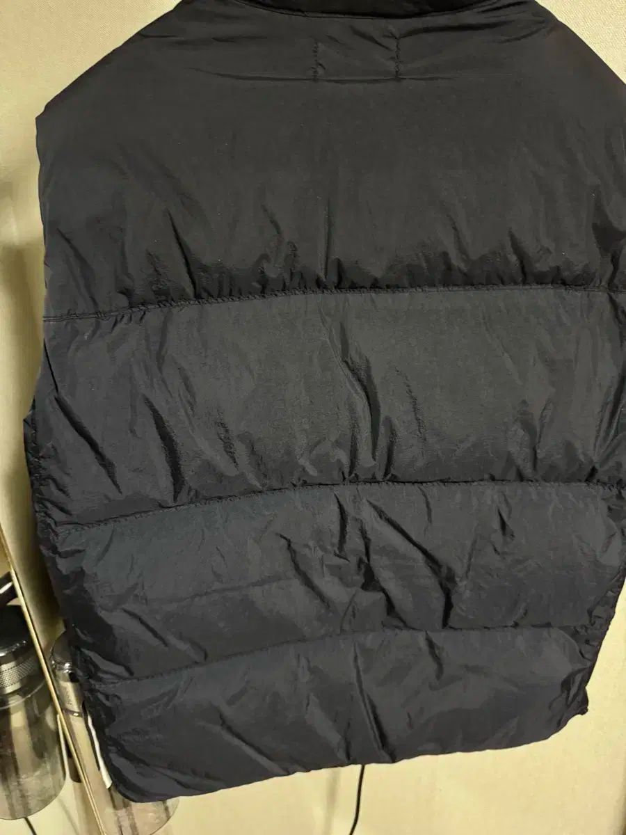 XL 24FW ストーンアイランド クリンクルレップス ダウン ベスト ジップアップ フード