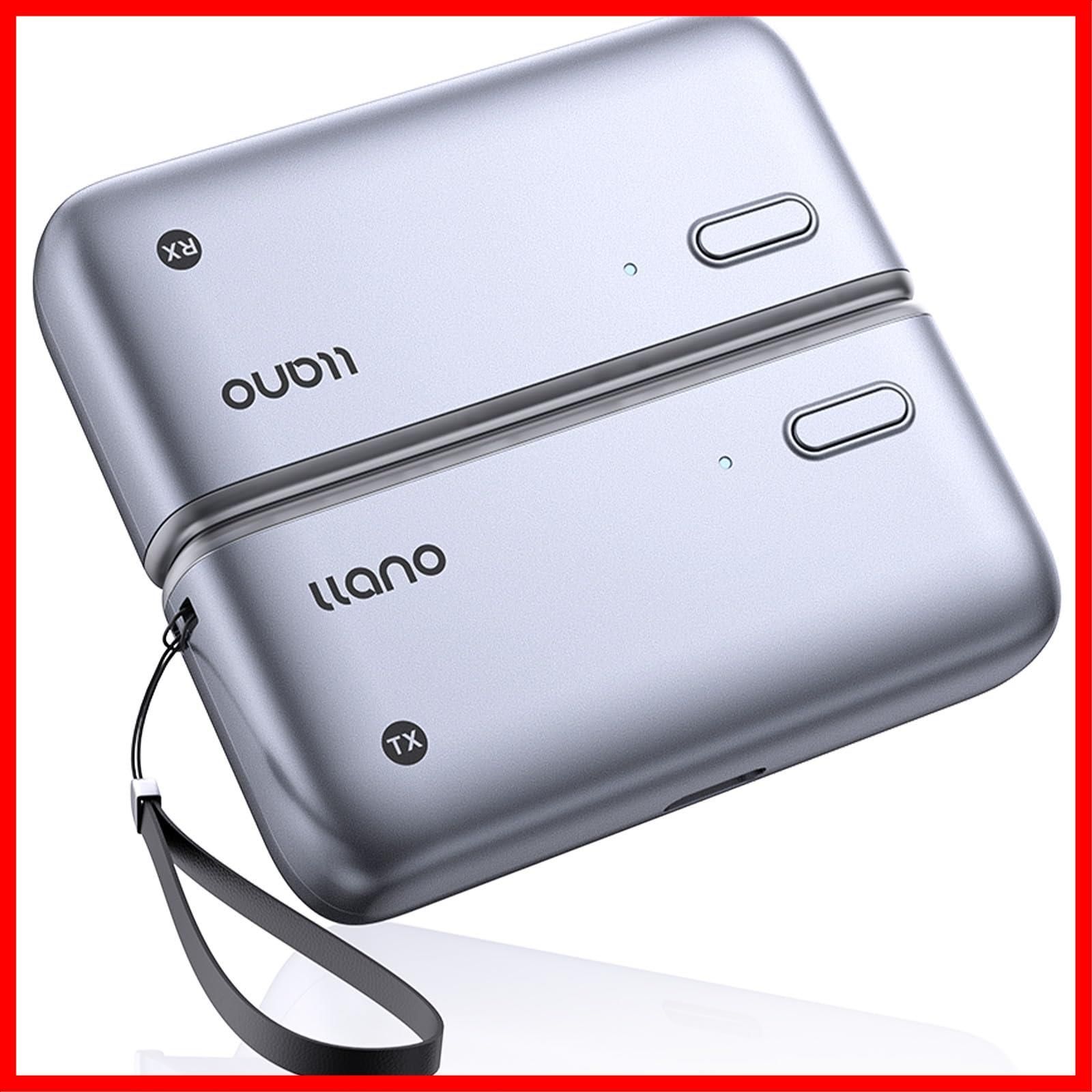 ワイヤレスhdmi 世界最小クラス llano 無線 送受信機セット 最大50m無線伝送 日本技適認証取得 1080P 2.4G 5G超低遅延 音画同期 新登場 ミラー&拡張モード搭載 Type-C充電対応 WIFI-設定不要 Type