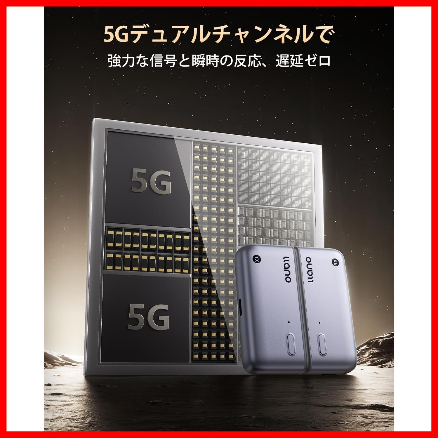 ワイヤレスhdmi 世界最小クラス llano 無線 送受信機セット 最大50 m無線伝送 日本技適認証取得 1080 P 2 4 G 5 G超低遅延 音画同期 新登場 ミラー＆拡張モード搭載 Type C充電対応 WIFI 設定不要 その他 文房具 事務用品 キッチン 日用品 その他