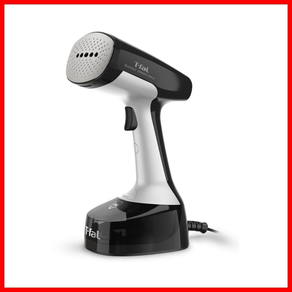 数量 ティファール 衣類スチーマー 軽量なのにパワフル連続スチーム かけたままシワ伸ばし タイプ アクセススチーム イージー ブラック＆ホワイト 脱臭 除菌 スチームアイロン DT7132J0