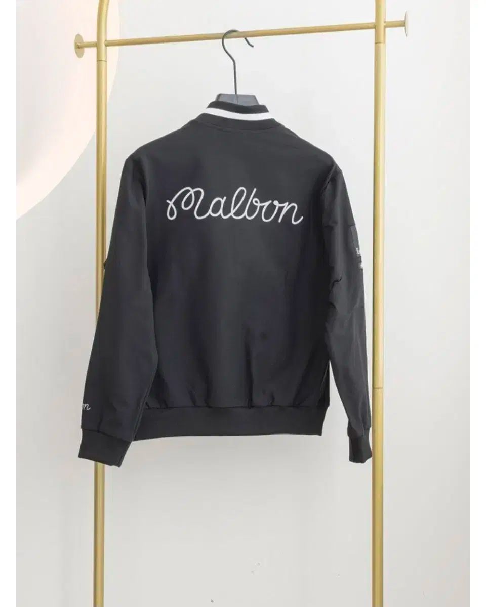 メンズゴルフウェア ブラック スタジアムジップアップセット