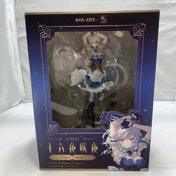 れんこん様 　　開封品⭐︎特典付き　月時計 十六夜咲夜 フィギュア 東方Project』より、「月時計 十六夜咲夜」のフィギュアが豪華版と通常