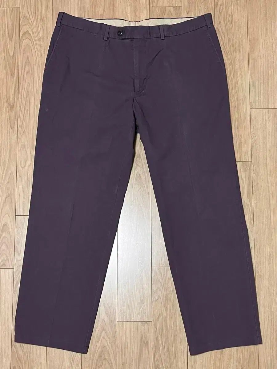 カナーリ Canali メンズ コットン パンツ 38 56 パープル