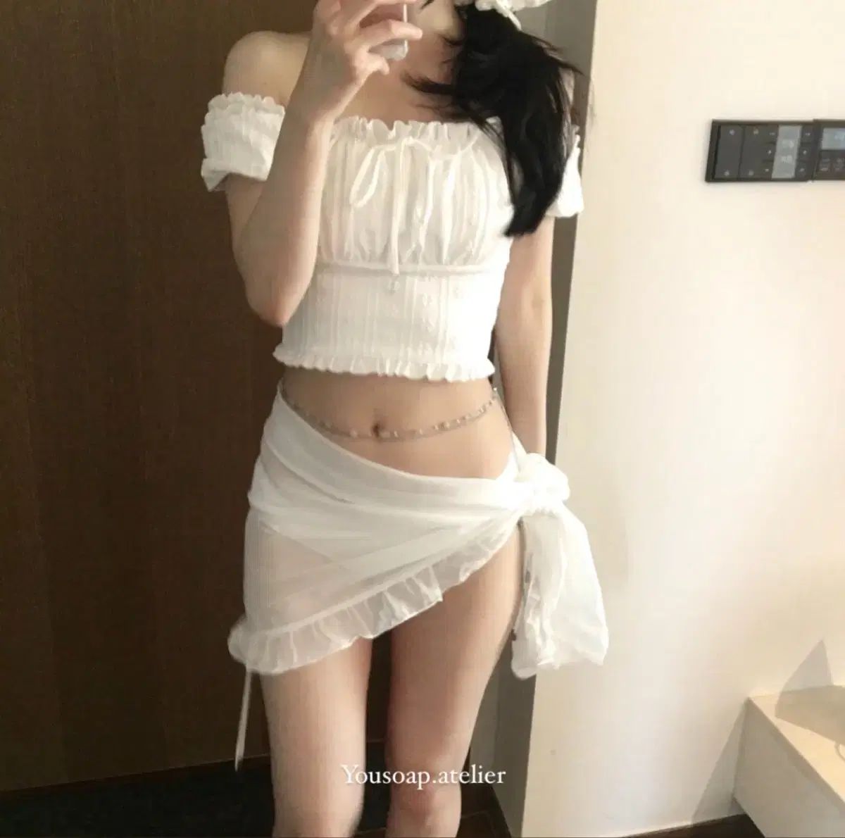 U-Lee Puff Swimwear White