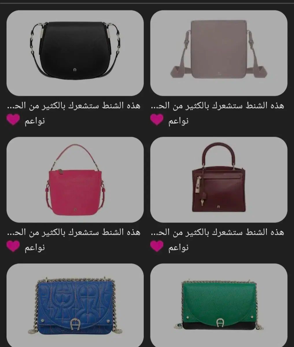 AIGNER ブラック CHECK 柄 クロスバック AIGNER - アイグナー