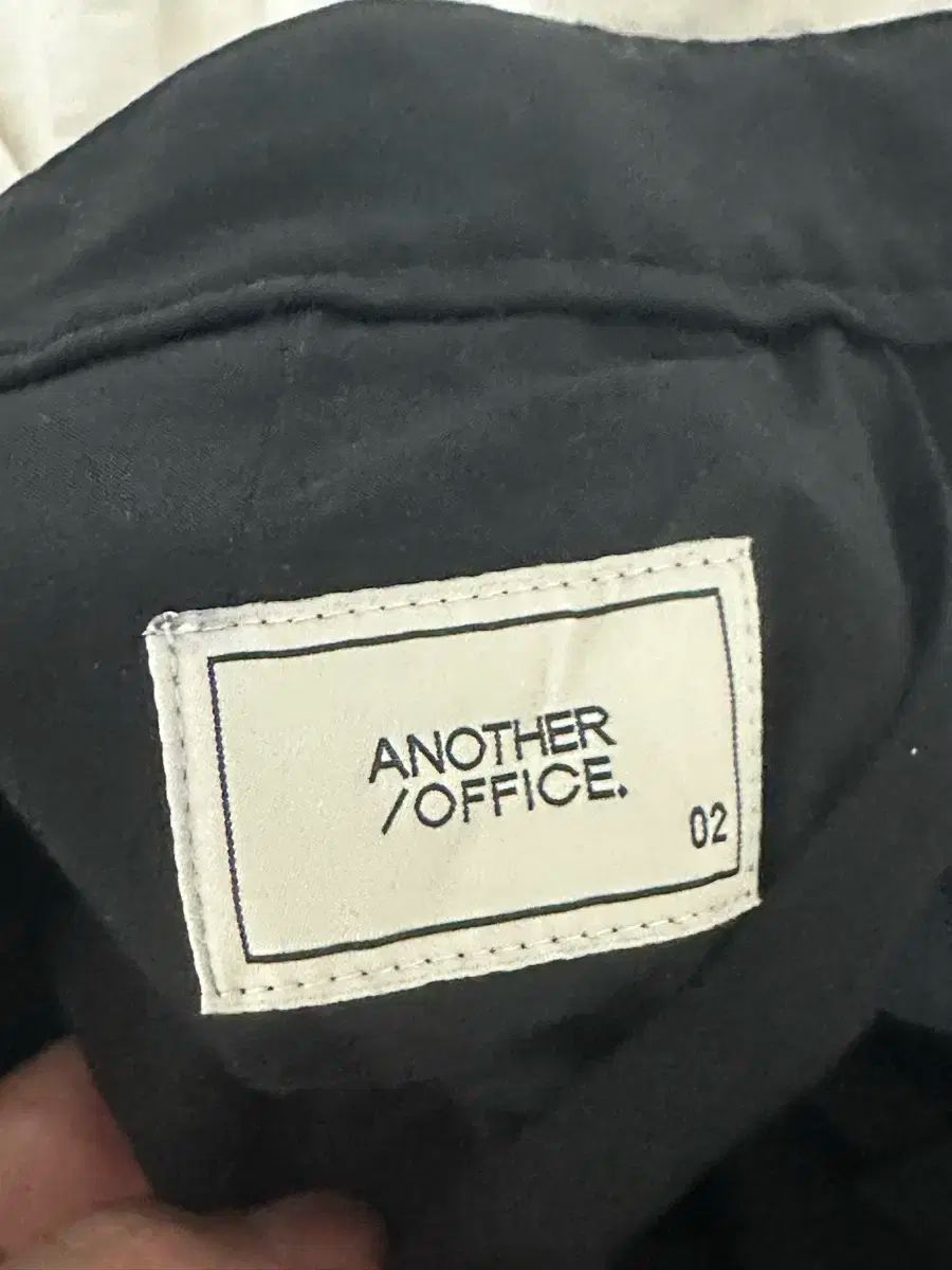 2 ANOTHER OFFICE アナザーオフィス スラックス 24 aw ブラック