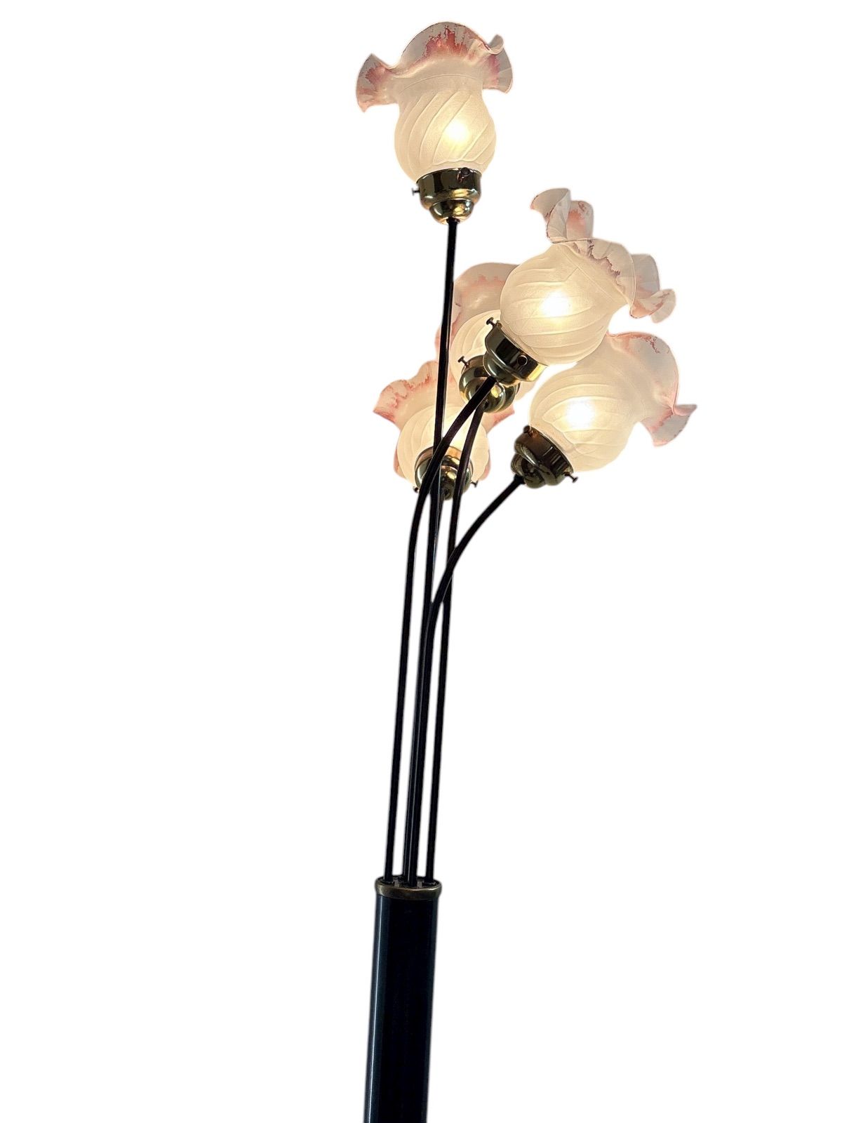 ベネチアンスタイル 5灯 フロアランプ ブラウン色 NEXPOTALLINN_EU