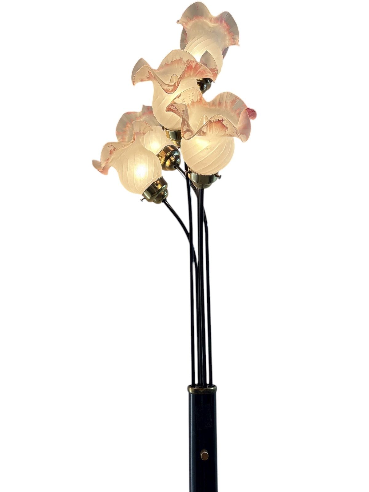 フロアランプ ブラウン色