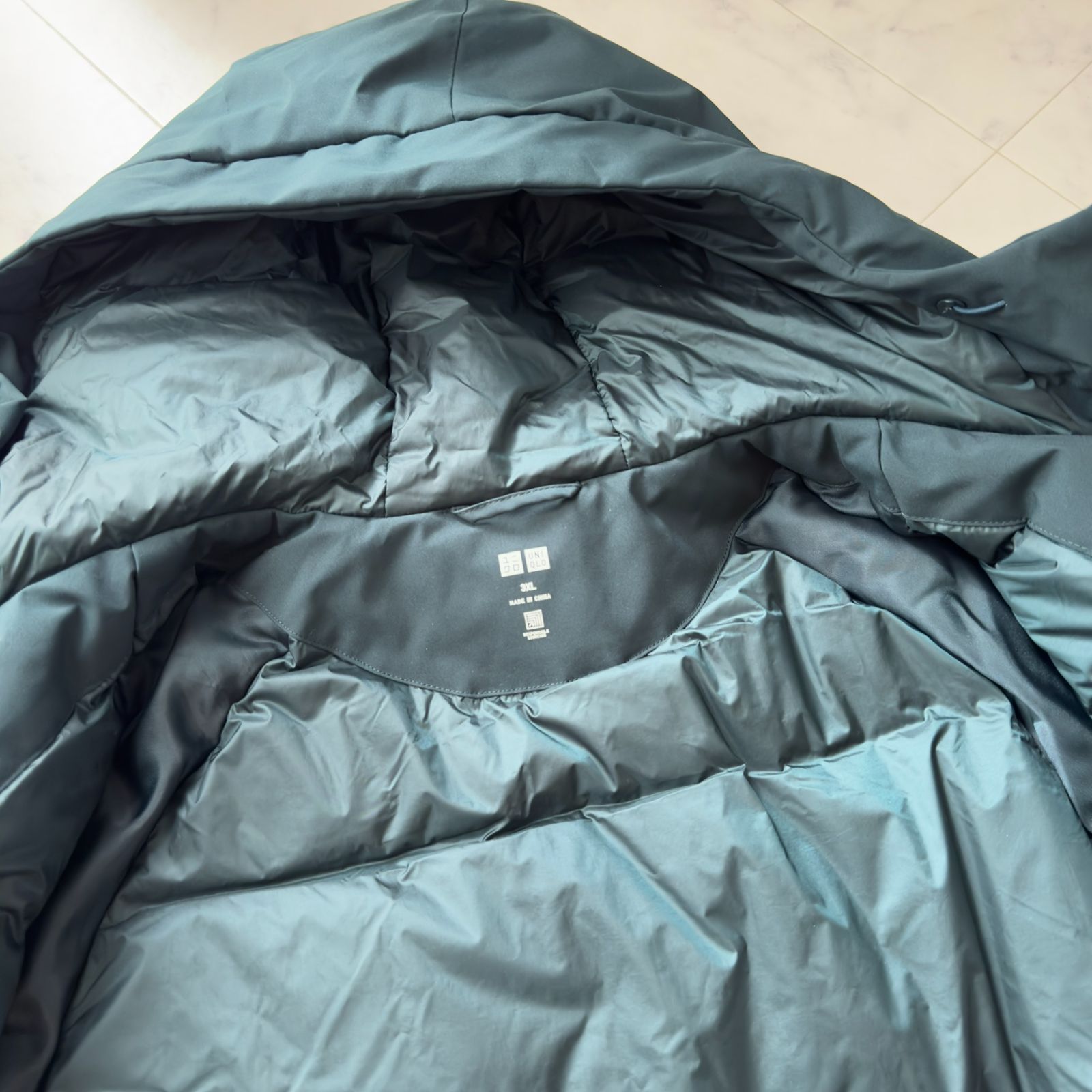 2024年完売美品 3XL 】UNIQLO ユニクロ ハイブリッドダウンロング 