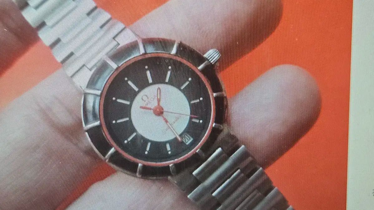 -オメガ-OMEGA-シーマスター-ダイナミック-コンボ-デイト レディース-スイス-ほぼ