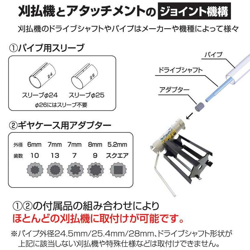 アイデック 草削りローター ウィードシェーバーβ ベータ AWS-AJ13S