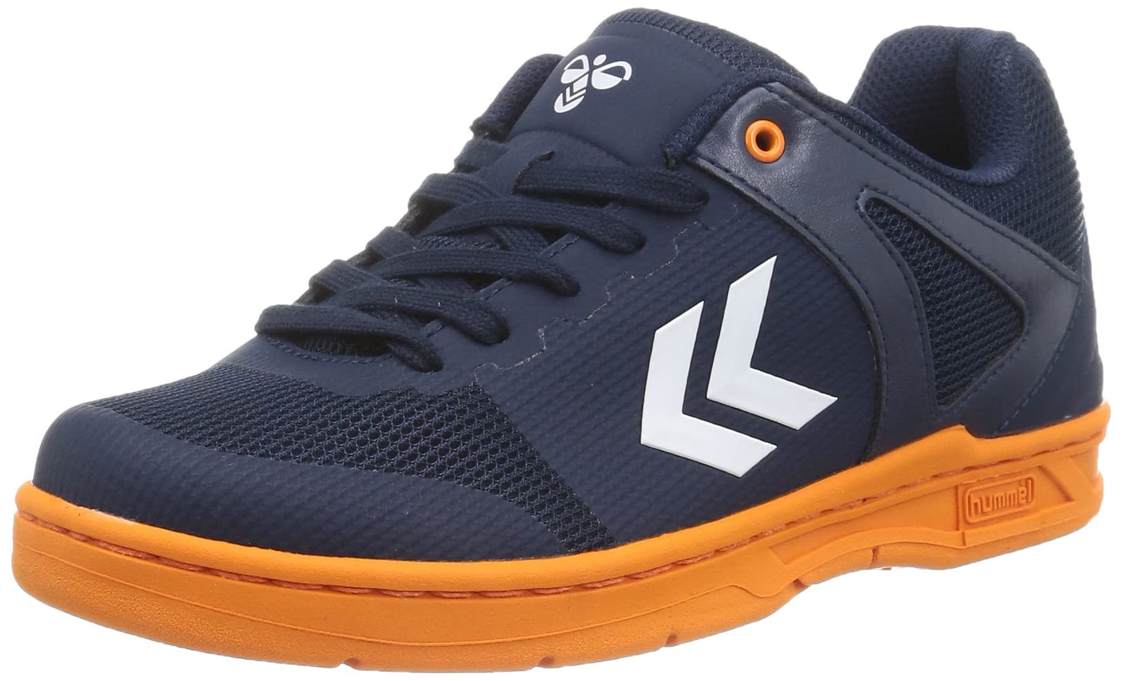 ヒュンメル ハンドボールシューズ インドアシューター4 ネイビー×オレンジ 7035 23.0 cm ネイビー×オレンジ 7035 23.0 cm