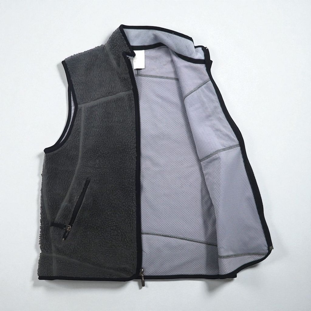 Patagonia 00年代 クラシック レトロX Classic Retro X vest フリース ベスト S グレー 23045 F 6