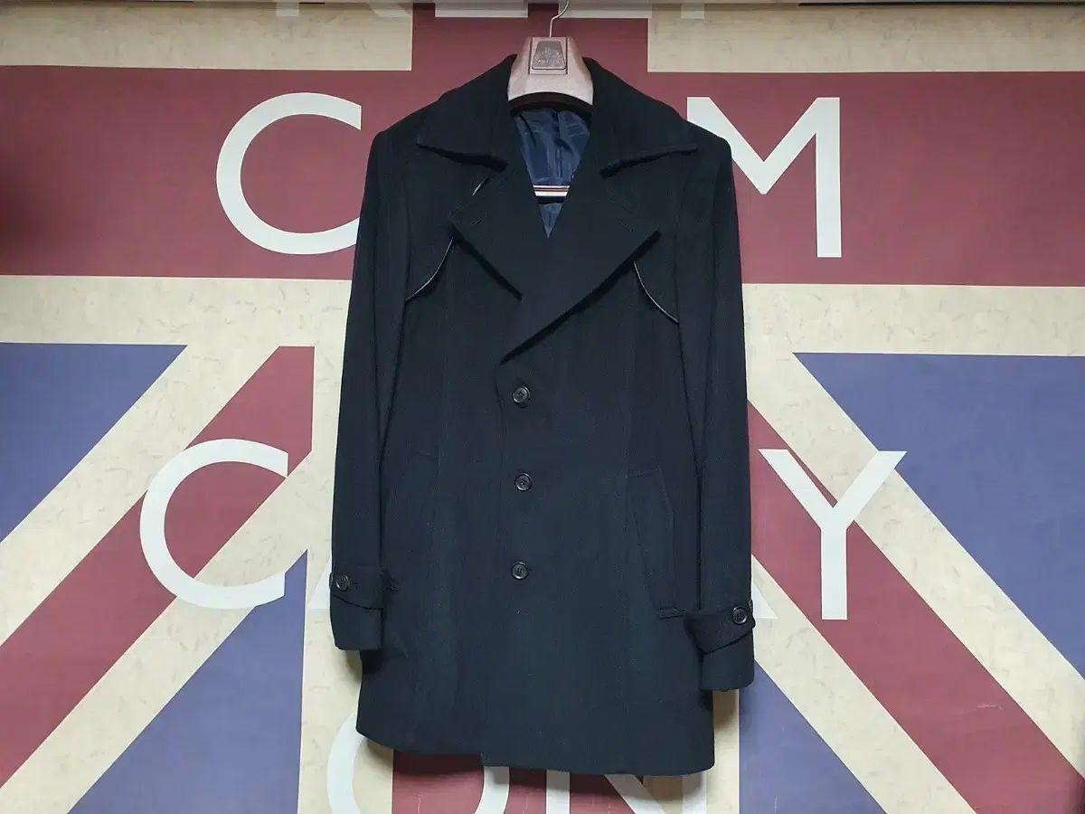 アヤ モリエ メンズ スーツ コート スリムフィット 105 ブラック