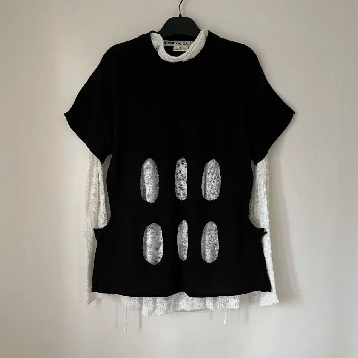 コム デ ギャルソン カットアウト 2 d セーター