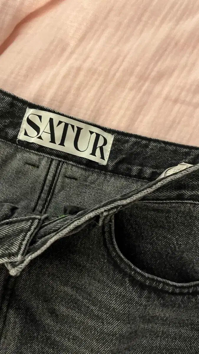 セター ブラックデニムウォッシュ デニムシャツ