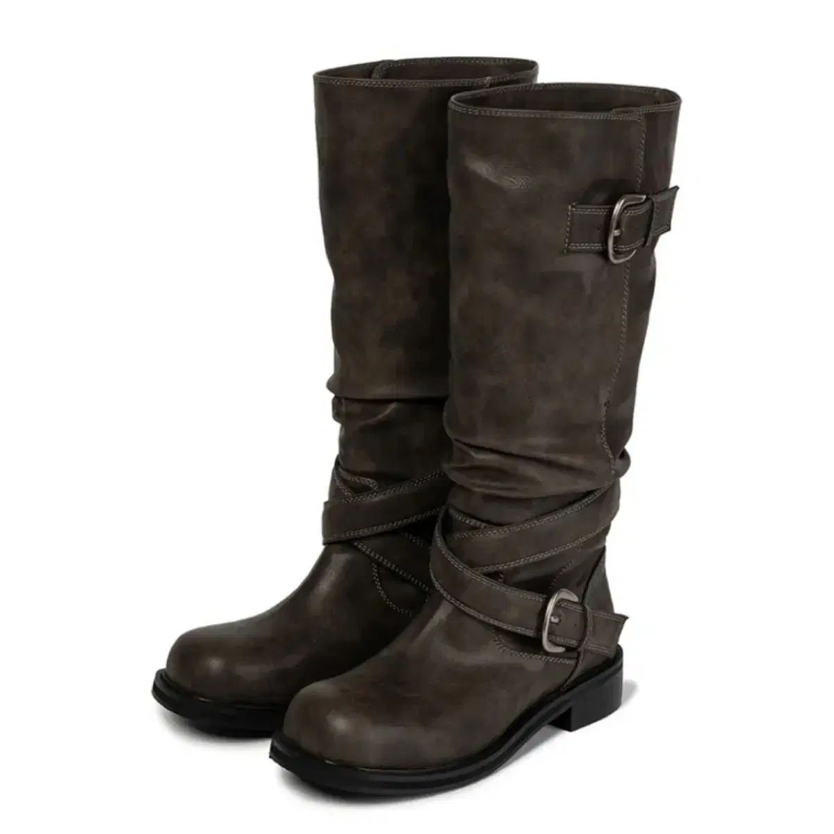  記号 フォールダブル バックル ブーツ グレー 235 その他 ブーツ