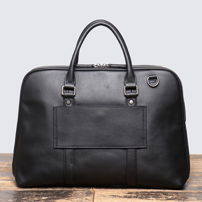 本革 牛革 レザー ハンドメイド メンズ 斜めがけ 2way ヌメ 革 手作り ショルダーバッグ 15.6インチ PC対応 ビジネスバッグ