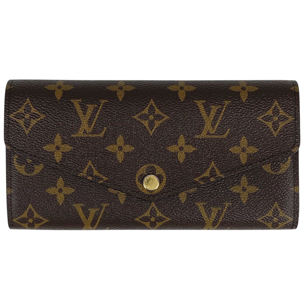ルイ ヴィトン Louis Vuitton ポルトフォイユ サラ 二つ折り 長財布 モノグラム ブラウン ローズバレリーヌ M62235 レディース