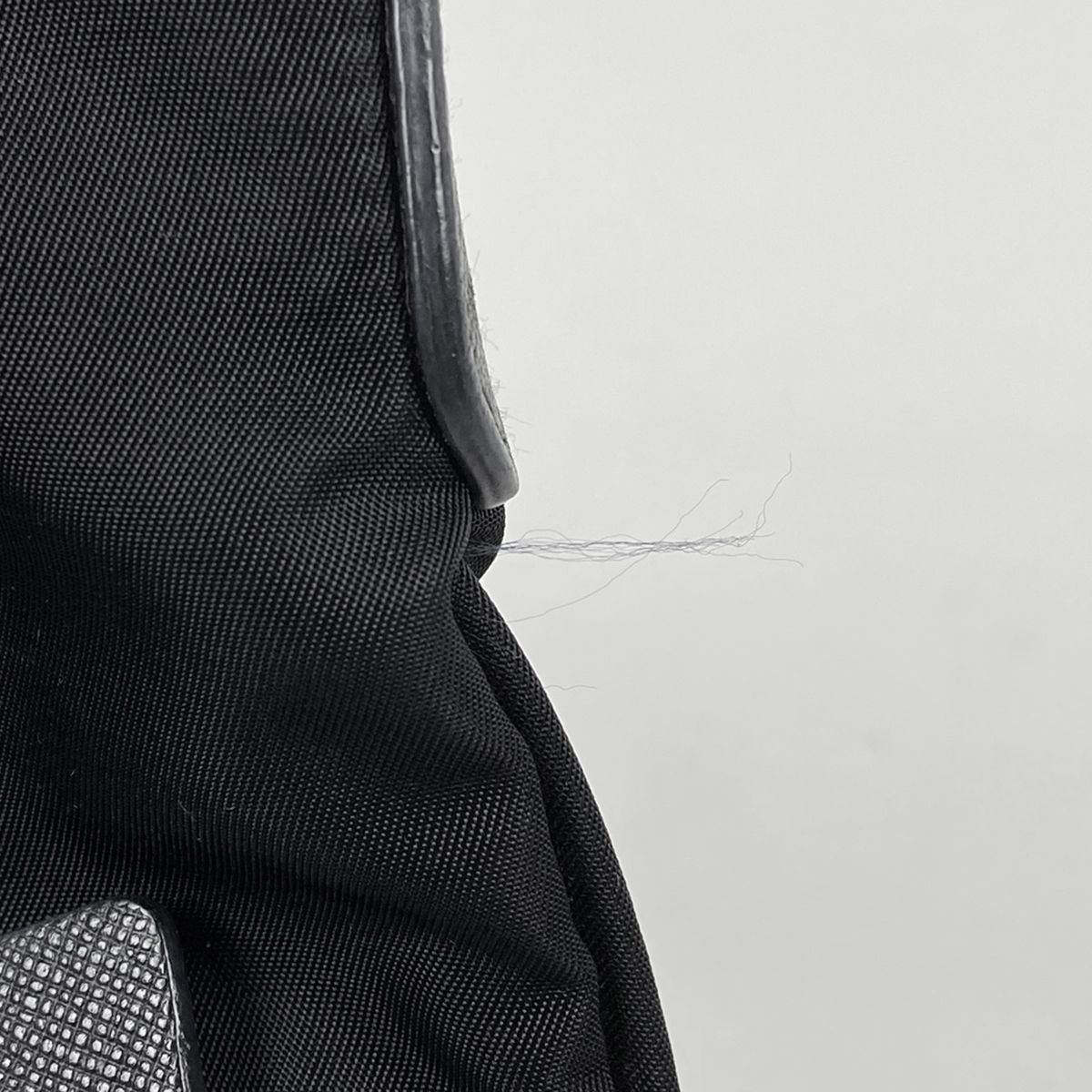 プラダ PRADA ロゴプレート ショルダーバッグ 斜め掛け ショルダーバッグ ナイロン ネロ ブラック レディース DECORATOM_COM_BR