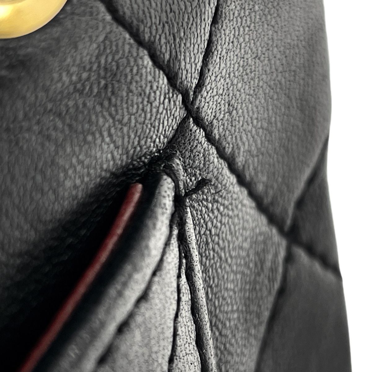 シャネル CHANEL マトラッセ シングルフラップ チェーン ショルダーバッグ Wチェーン ショルダーバッグ レザー ブラック レディース DECORATOM_COM_BR