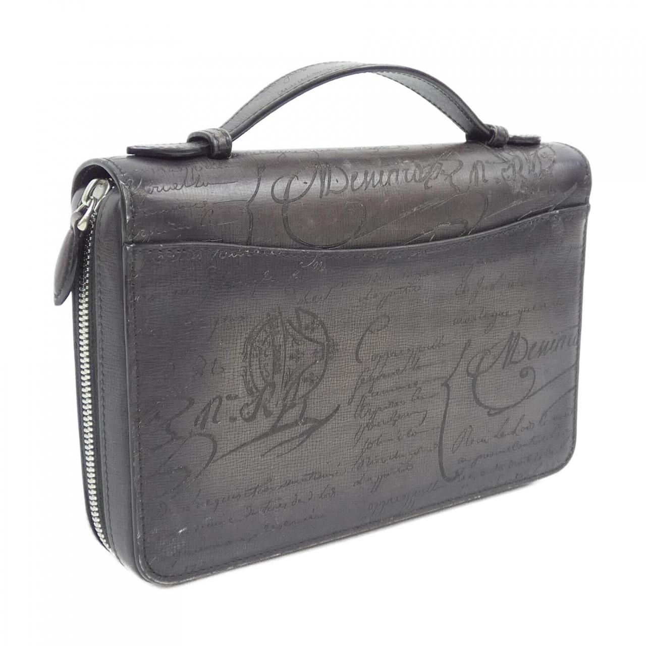 ベルルッティ Berluti スクリットレザーロングジップウォレット イタウバワイドグランディアント WALLET