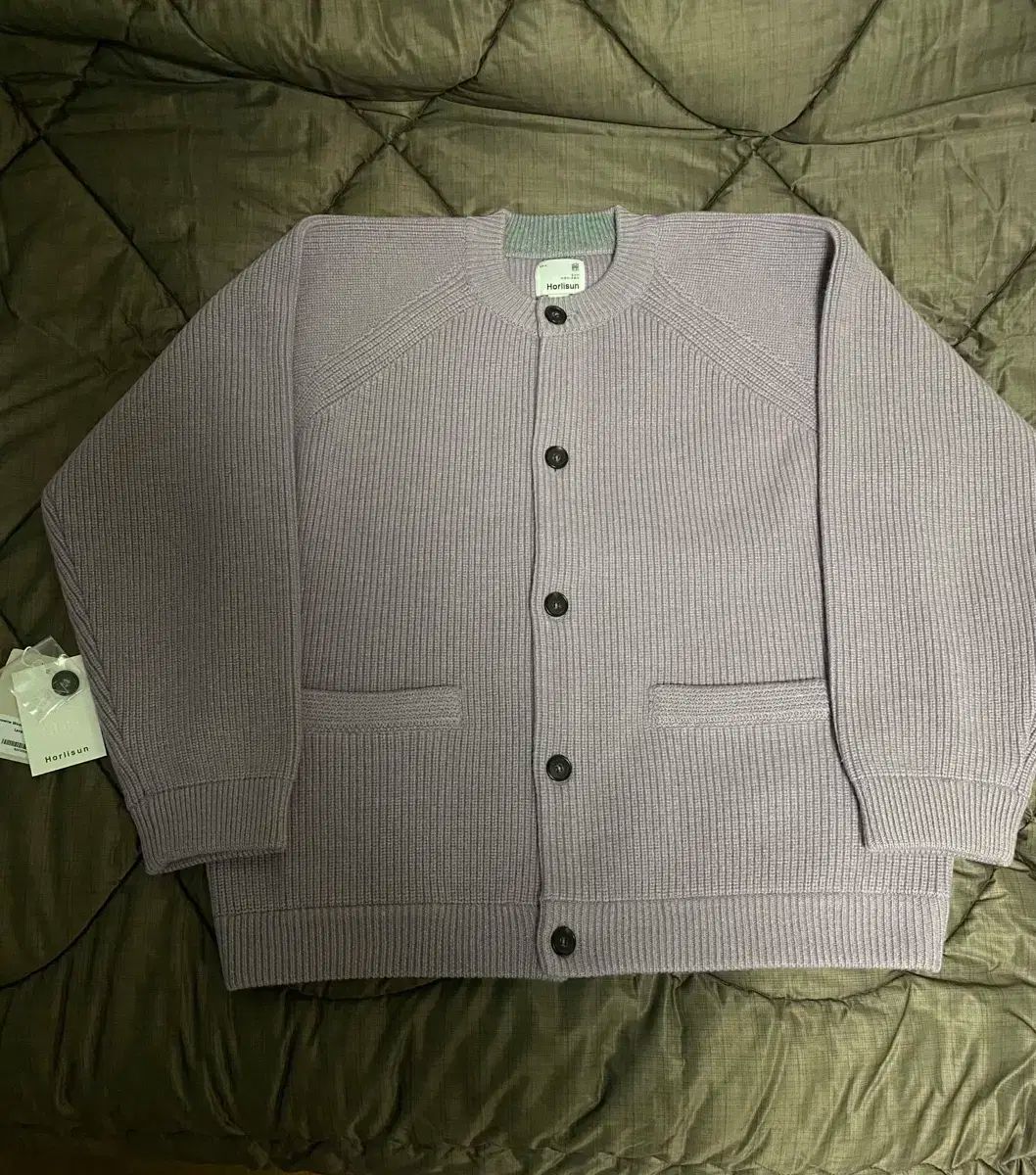 ホーリーサン アネメッシュ カーディガン ラベンダー L