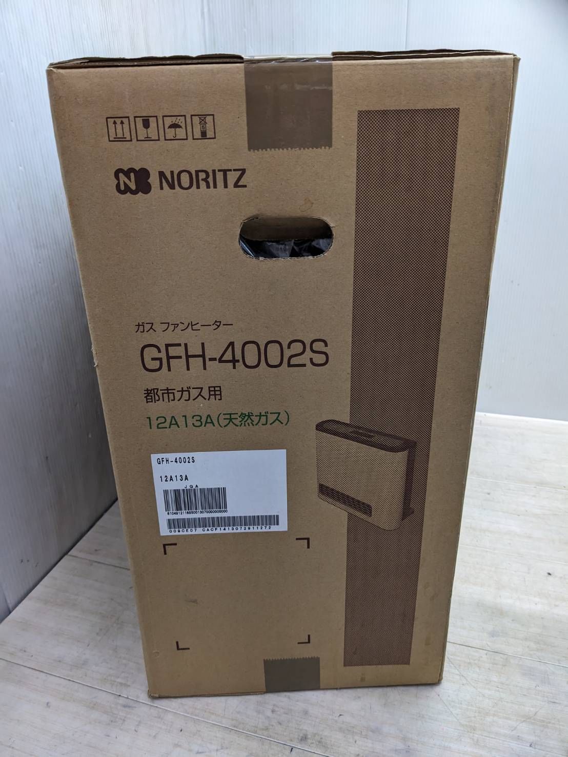 S99287 ノーリツ ガスファンヒーター 都市ガス用 GFH-4002S-W5