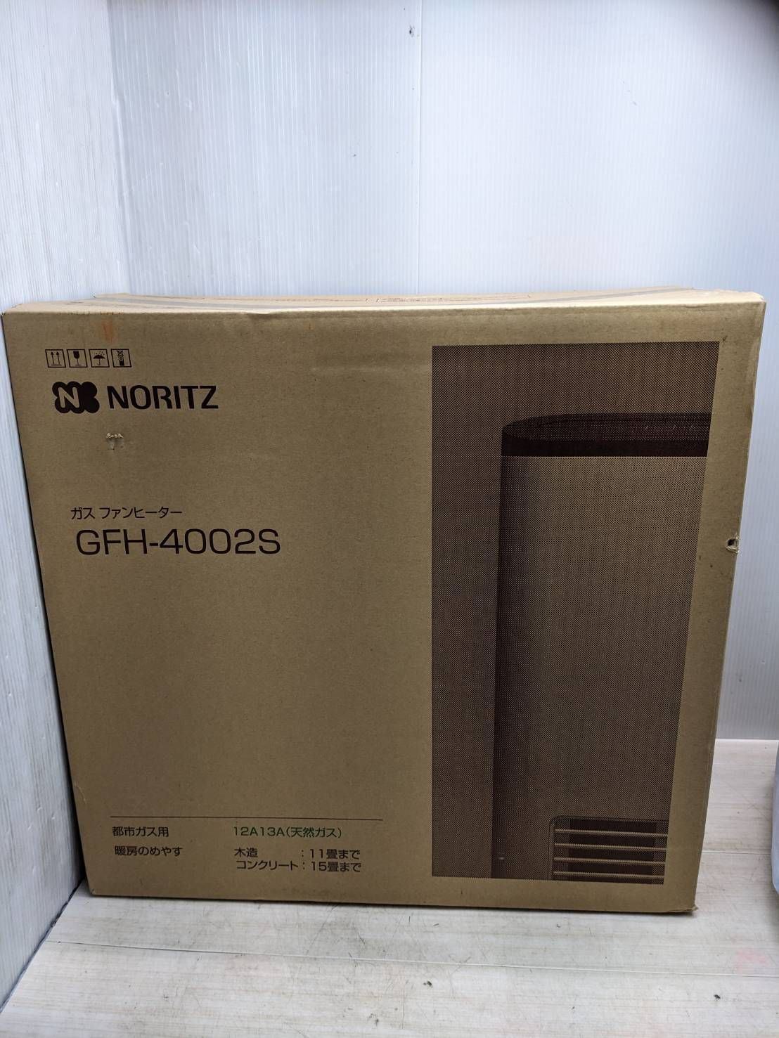 S99287 ノーリツ ガスファンヒーター 都市ガス用 GFH-4002S-W5