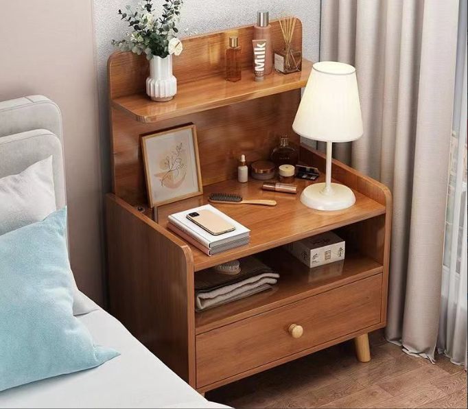 大好評 サイドテーブル ベッドサイドテーブル ナイトテーブル 木製 北欧 サイドチェスト 収納 ベッドテーブル 完成品 ソファーテーブル 寝室 リビング 引き出し 白