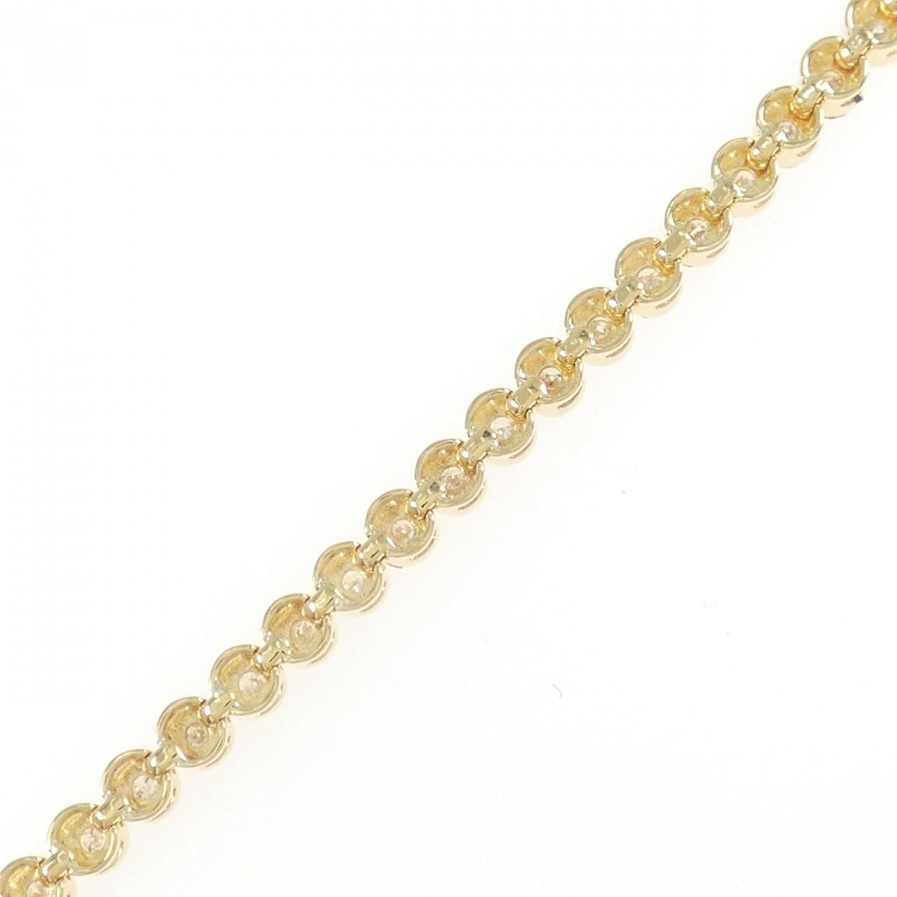 K18YG ダイヤモンド ブレスレット 1.03CT