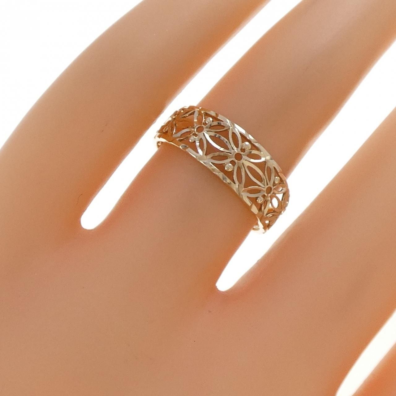 K10YG リング レイヤー] K10YG リング ブレイズ（リング）｜Jouete