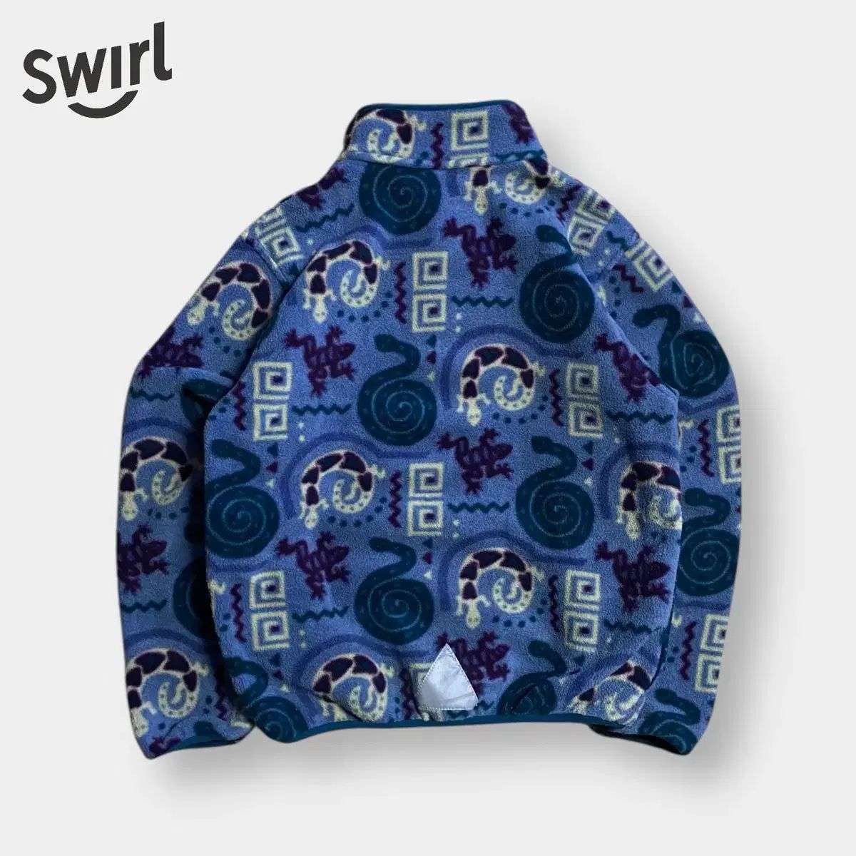 80 90 s LLBEAN フリース ハーフスナップTシャツ