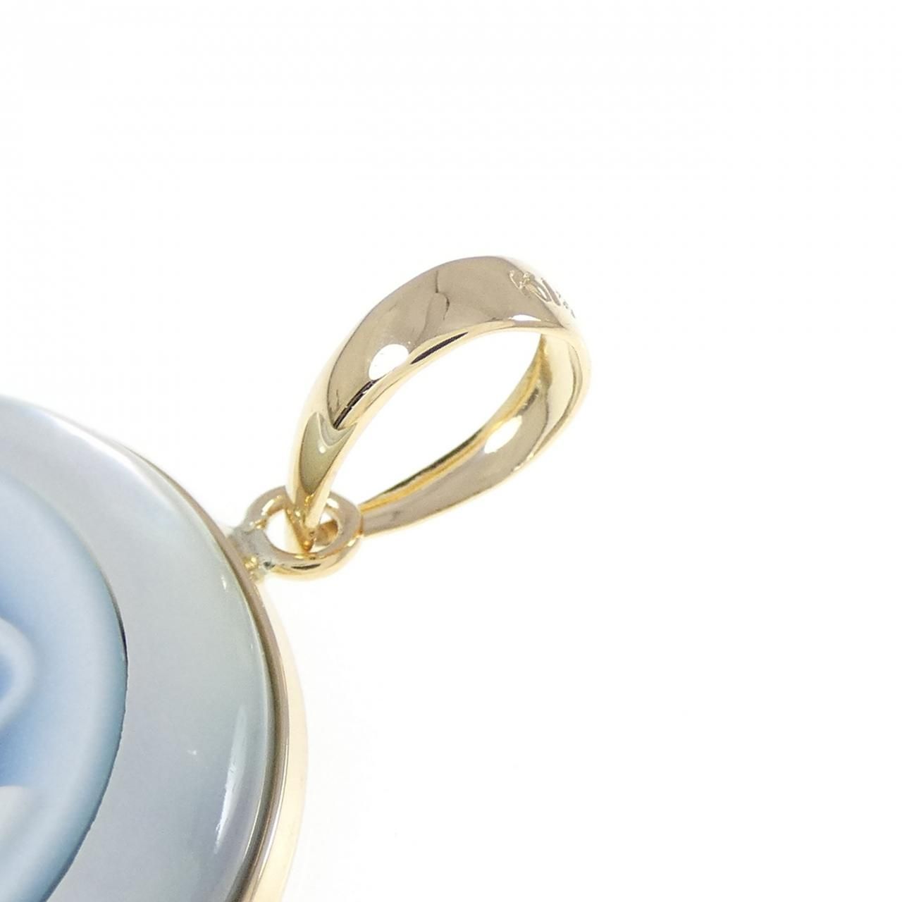 【ドイツ製メノウカメオ】K18 ペンダントトップ 芸術的なジュエリー ドイツ製メノウカメオ】K18 ペンダントトップ 芸術的なジュエリー K18