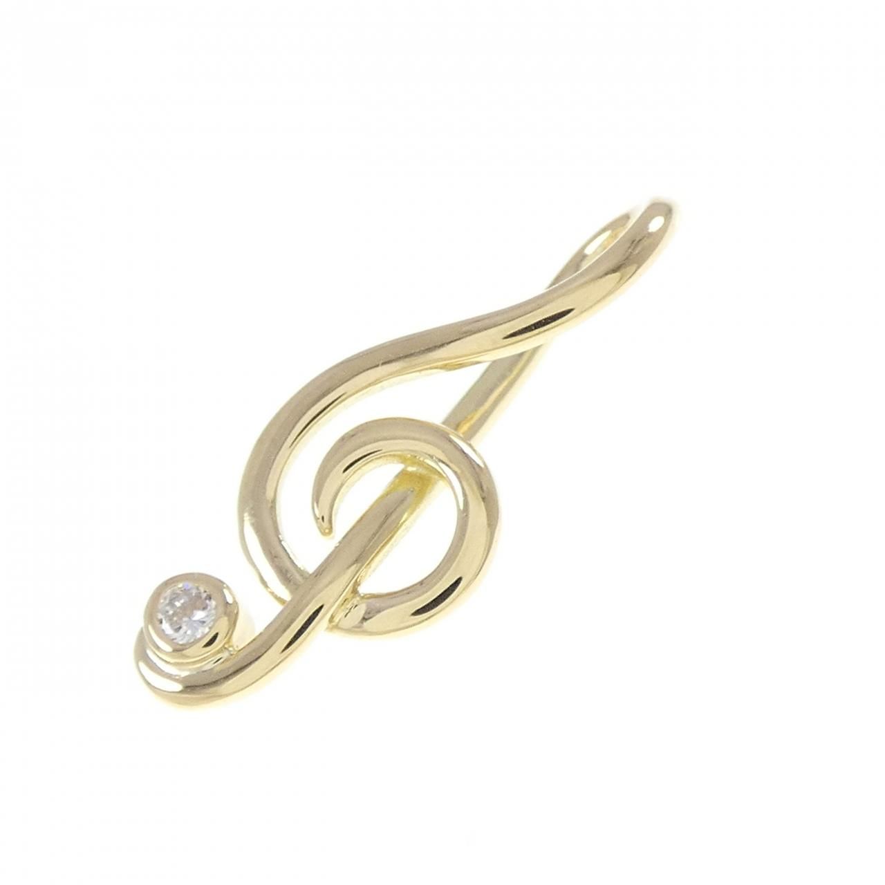 K18YG ダイヤモンド ペンダント 0.04CT