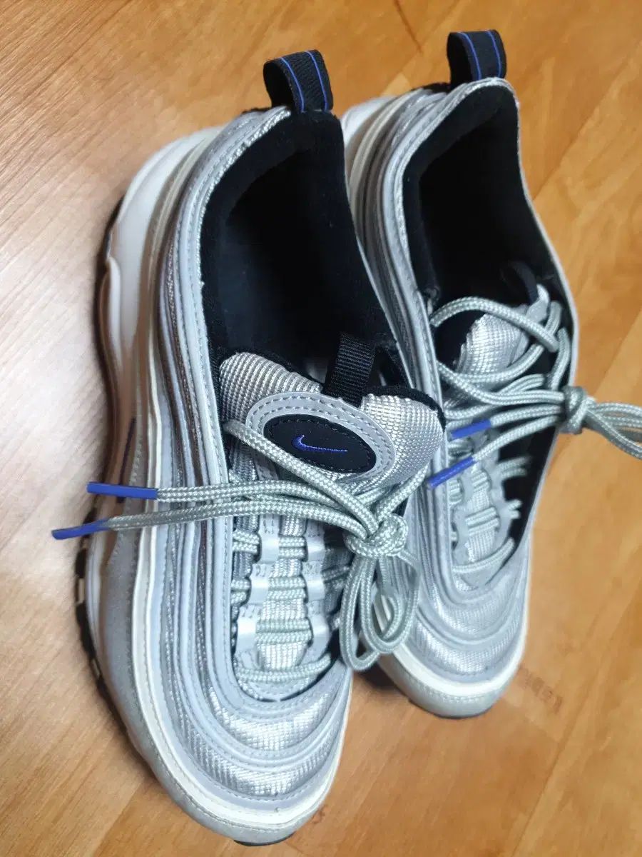 NIKE エア マックス 97 921522-027 シルバー ブルー 上