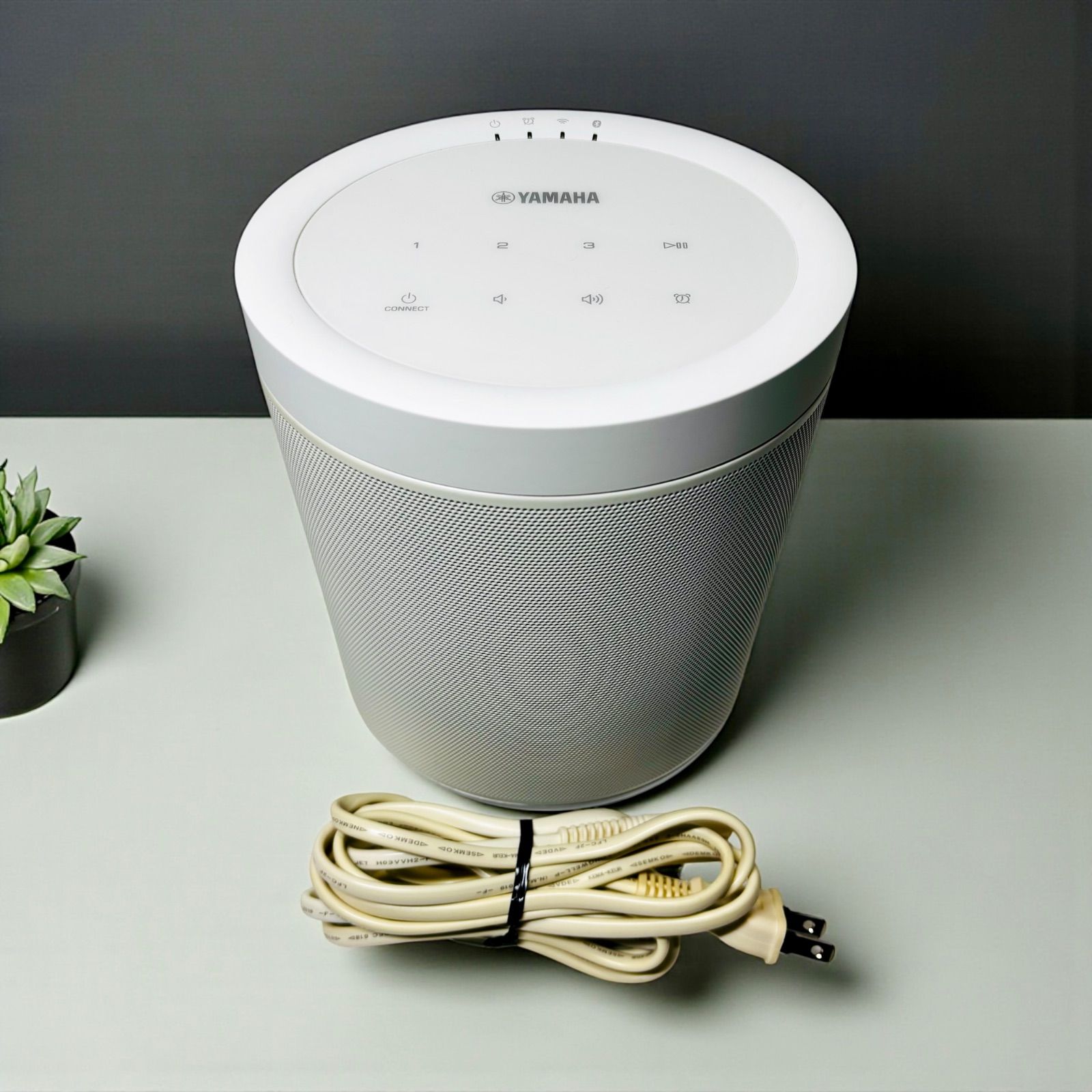 ヤマハ YAMAHA WX-021 ワイヤレススピーカー ホワイト 電源ケーブル付き 動作 済