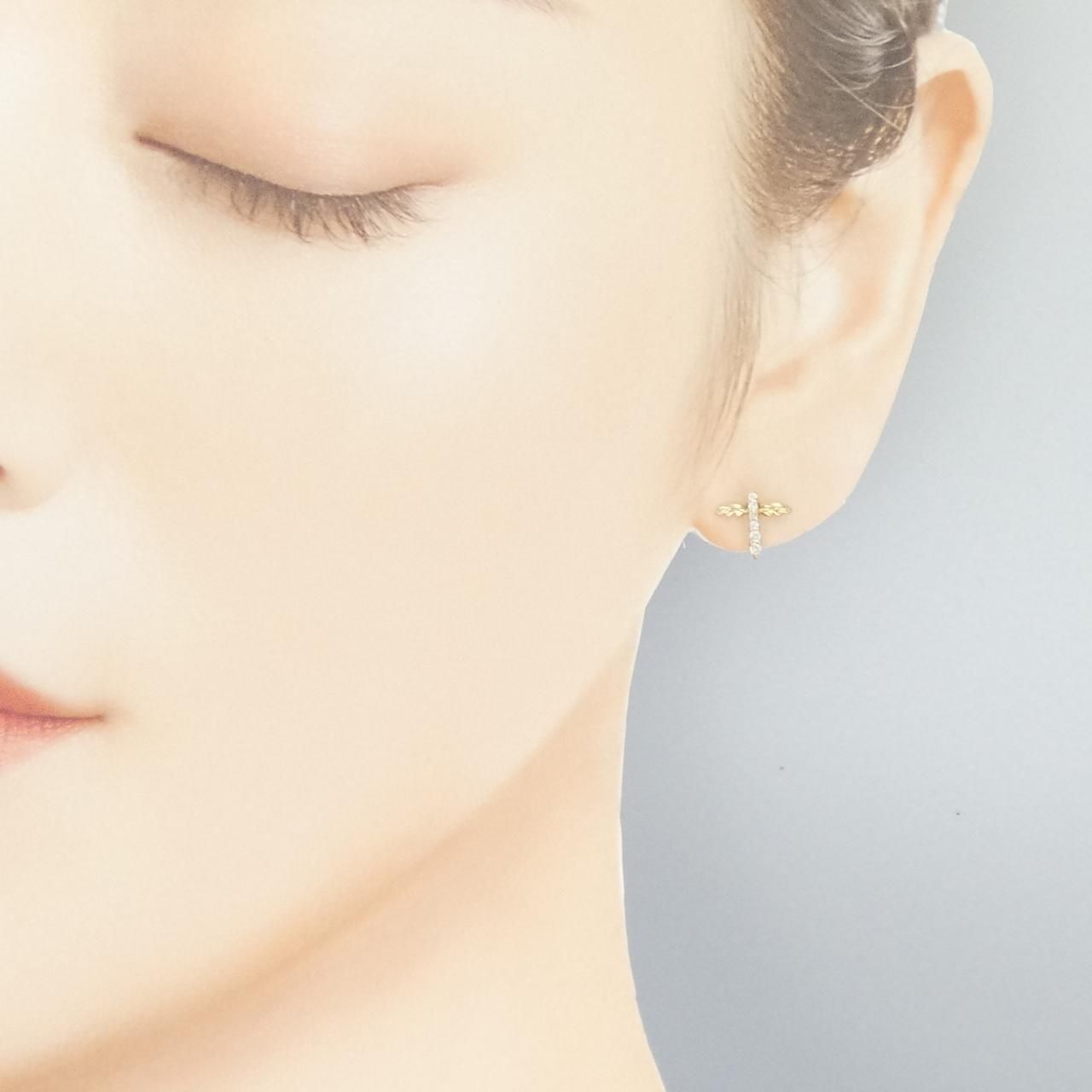 K18YG ダイヤモンド ピアス 0.09CT FORTGASGNV_COM_BR