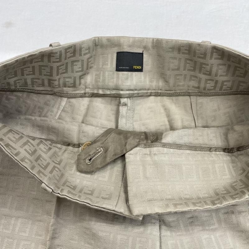 フェンディ ズッカ柄 イタリア製 ストレート ジップフライ パンツ